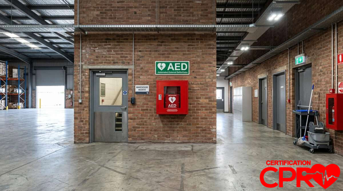 AED Emergency Equipment in Lakeland Facility.